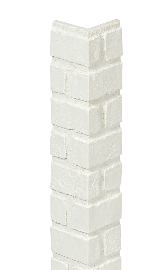 Brick Antique Corner - White